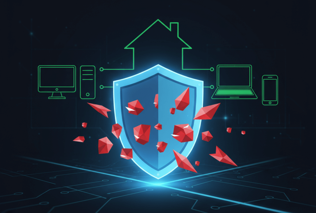 DNS Shield protection icon for network security.
