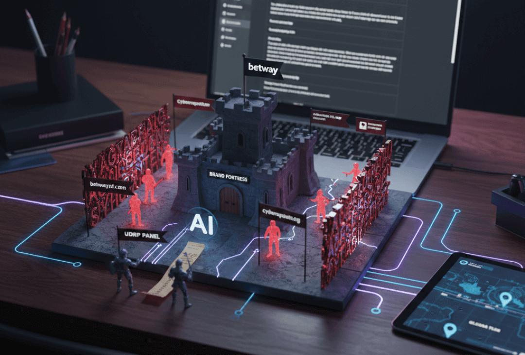 A close-up, dimly lit image of a computer keyboard with the letters "BETWAY" highlighted in a subtle glow. The "NL" keys are also slightly highlighted, and a reflection of a betting website interface is visible on the screen.