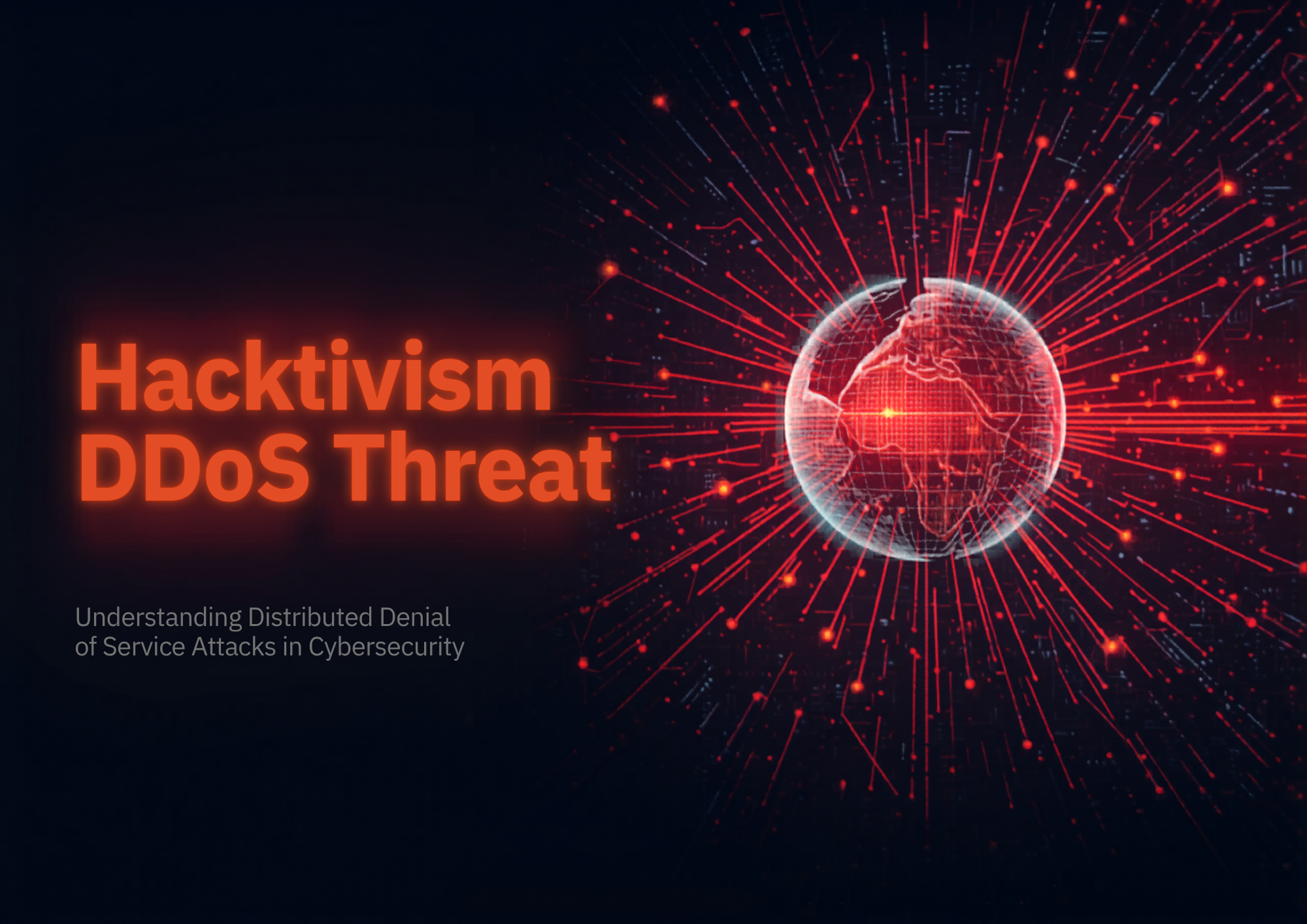 Hacktivism DDoS threat 2025