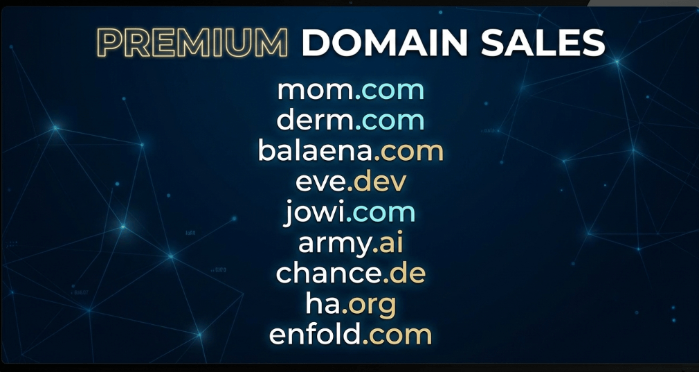 Recent Domain Sales