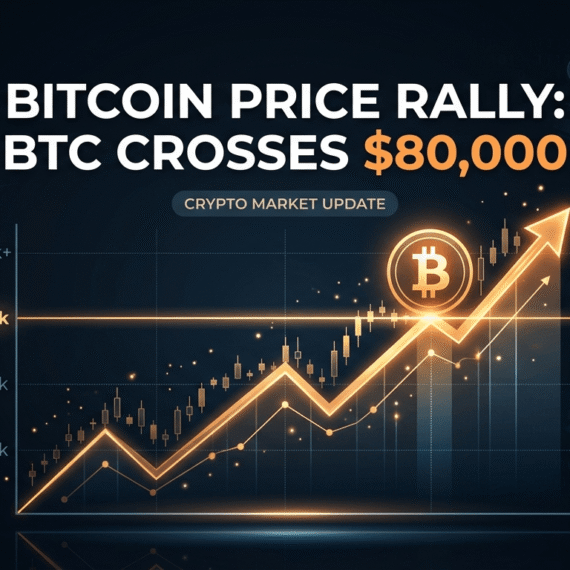 Bitcoin price rally crosses $80,000 with rising crypto market chart