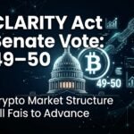 CLARITY Act Senate Vote ends 49-50