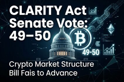 CLARITY Act Senate Vote ends 49-50