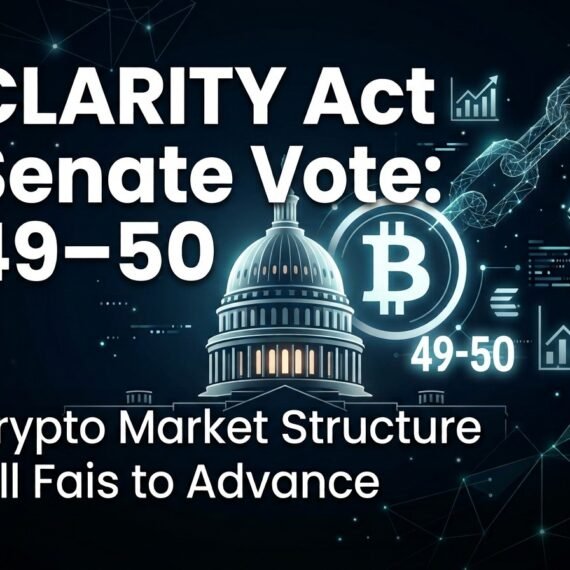 CLARITY Act Senate Vote ends 49-50