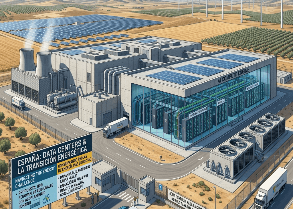 Big Tech challenges Spain data center energy rules