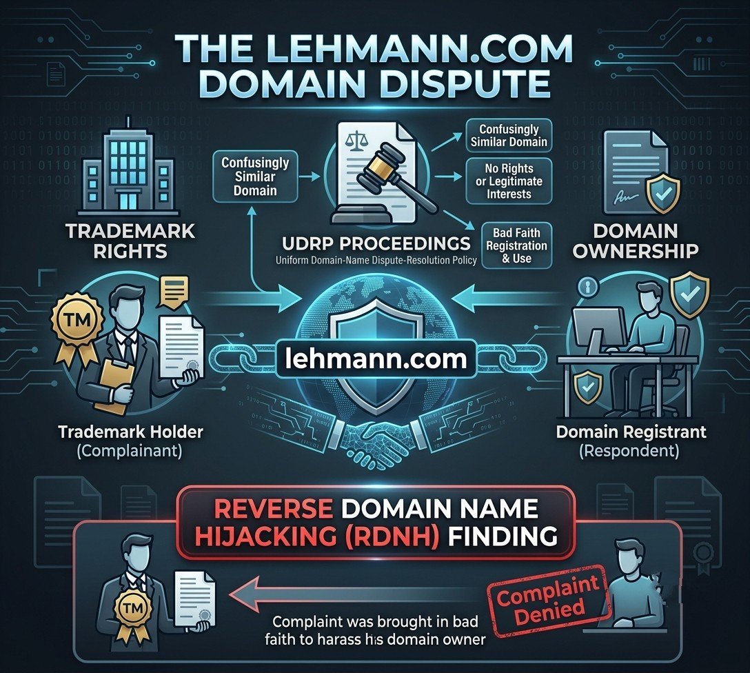 Lehmann.com domain dispute and UDRP case