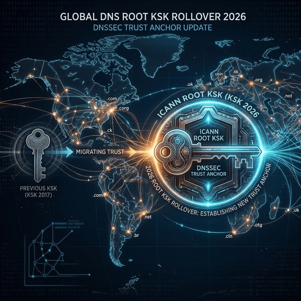 ICANN 2026 Root KSK rollover and DNSSEC security update