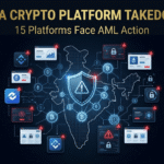 India crypto platform takedown involving 15 crypto platforms over AML violations