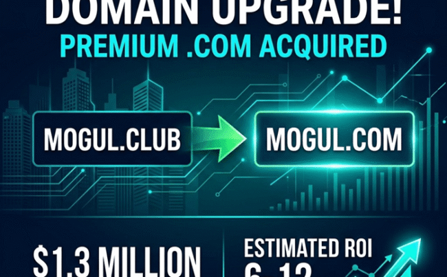 Mogul.com domain sale for $1.3 million