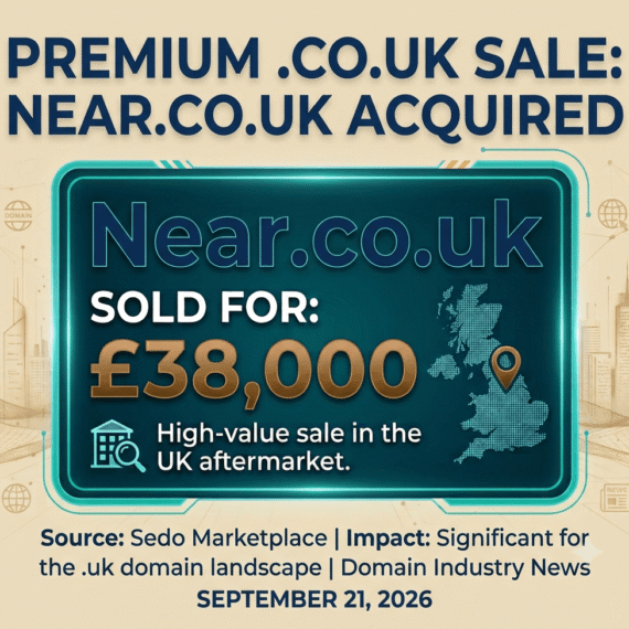 September 21 domain sales featuring Near.co.uk at $11,077