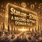 Top domain sales in August 2026 led by Stan.com at $750,000
