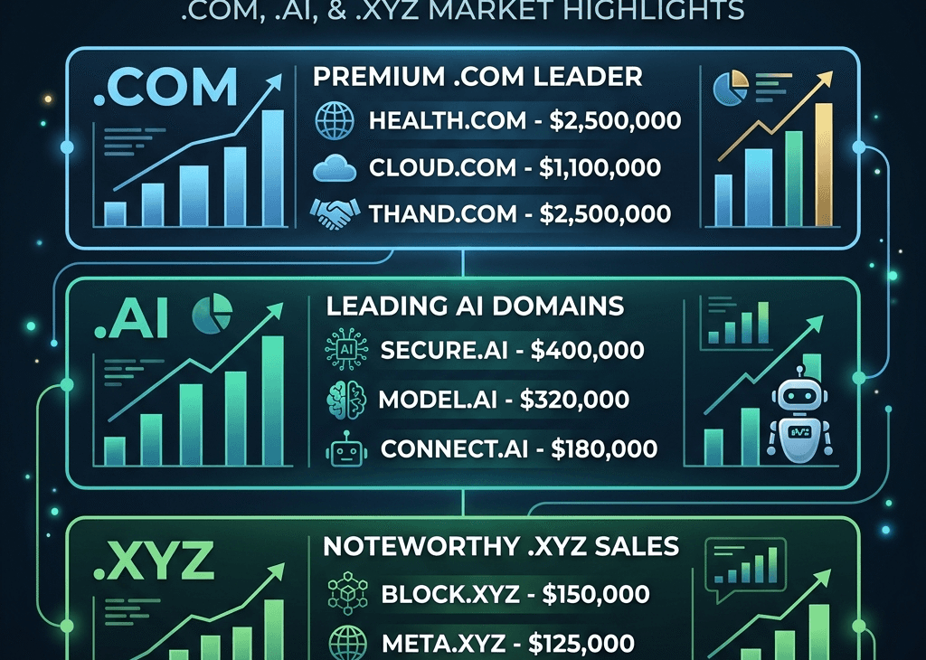 Top domain sales from August 27 to September 15 2026