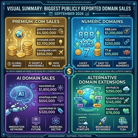 Top September 2026 domain sales and premium domain deals